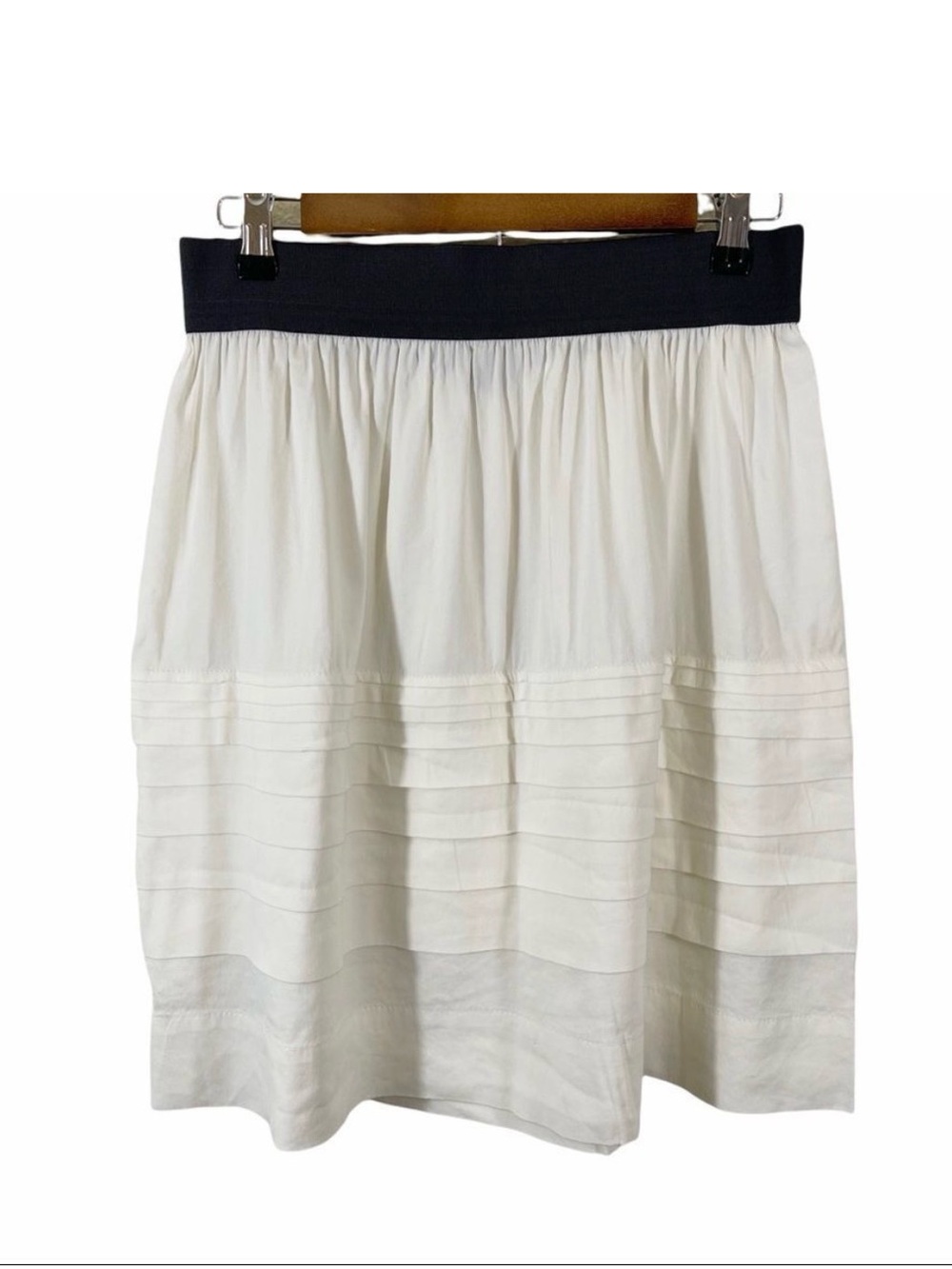 Theory Skirt with Black Waistband